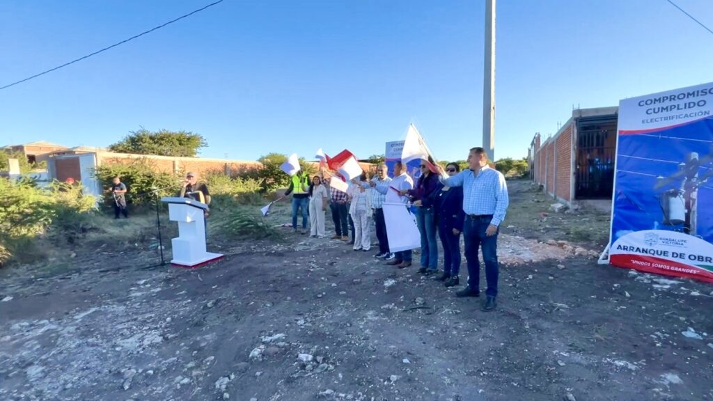 Inicia obra de ampliación eléctrica en J. Guadalupe Rodríguez