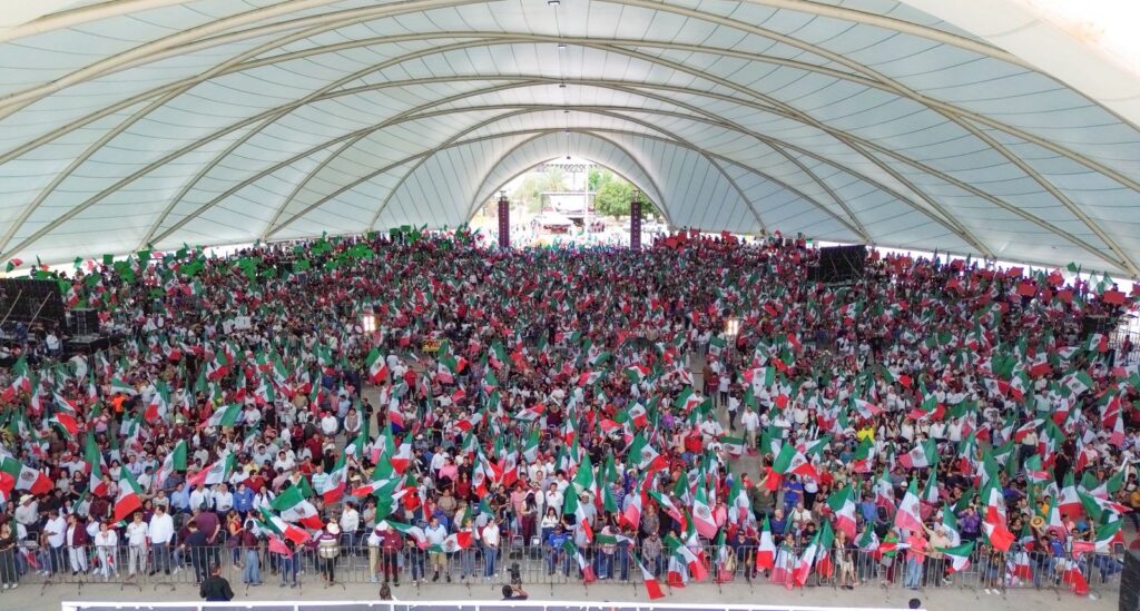 Más de 22 mil se congregan en Gómez Palacio, Durango, por informe de Sheinbaum