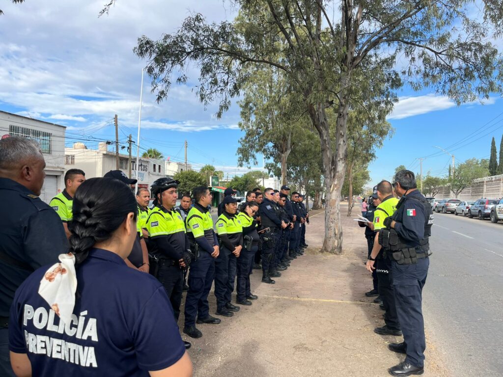 Policías preventivos y de vialidad implementan operativo por romería del 10 de Mayo