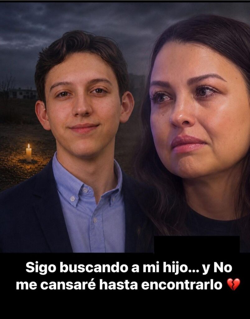 Sigo buscando a mi hijo y nunca me rendiré hasta encontrarlo