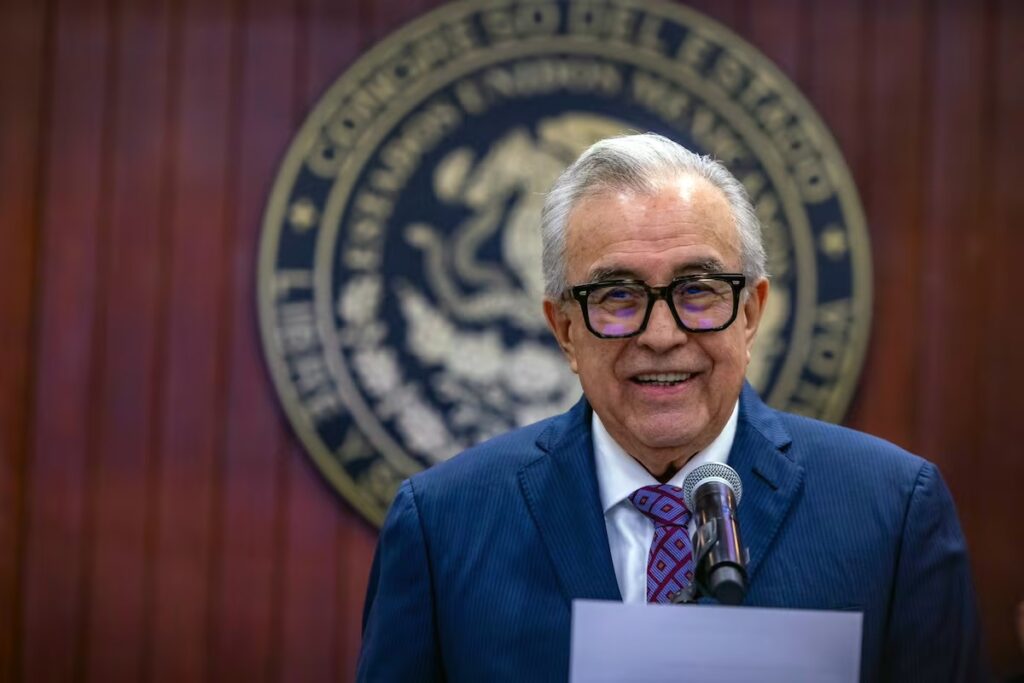 Rubén Rocha Moya comparece ante la FGR tras acusaciones de EU