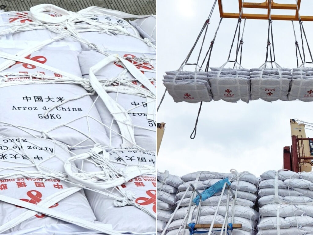 Cuba recibe primer cargamento de arroz enviado por China
