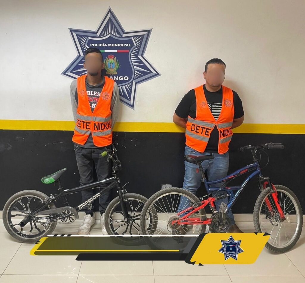 Acusados de robar bicicletas detienen a dos individuos