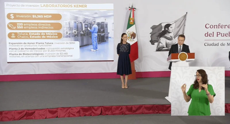 Empresas de salud anuncian inversión de 21 mil millones de pesos en México