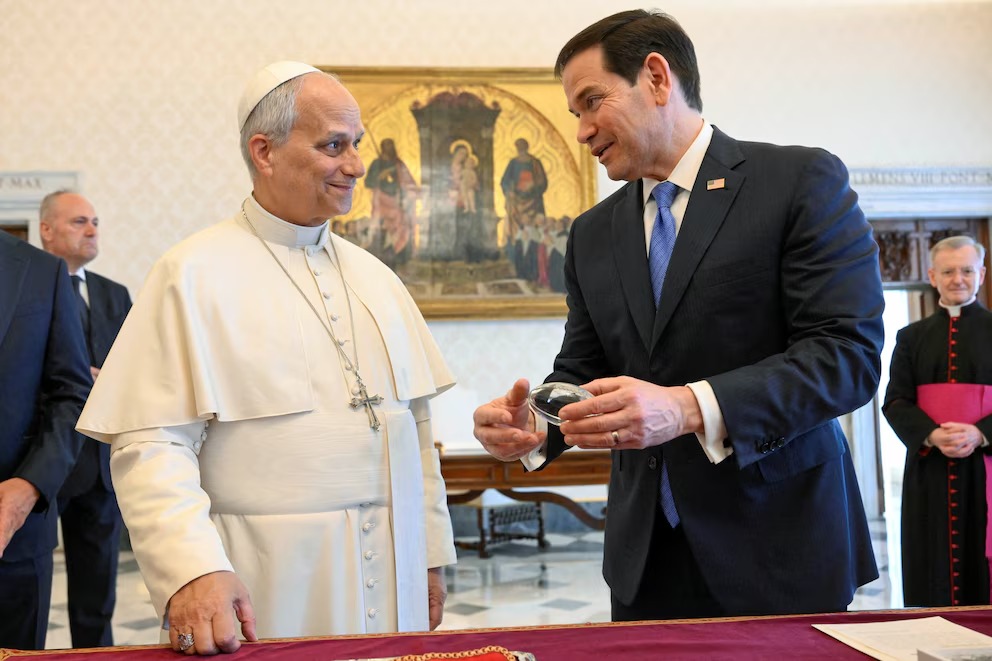 Marco Rubio se reúne con el papa León XIV tras tensiones con Trump
