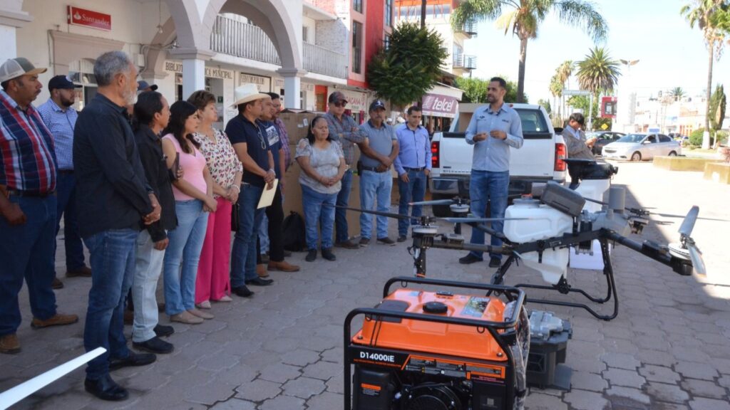Poanas avanza y apuestan por la modernización del campo; se adquiere un nuevo dron T70