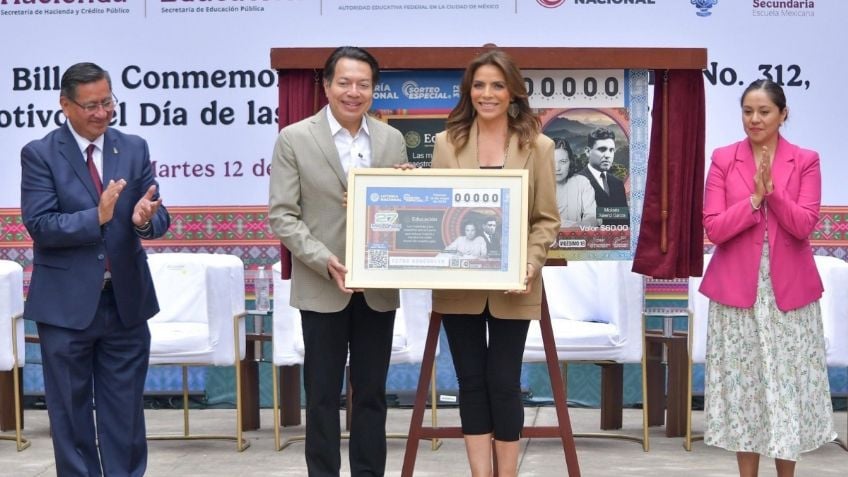 SEP y Lotería Nacional presentan billete conmemorativo por el Día del Maestro
