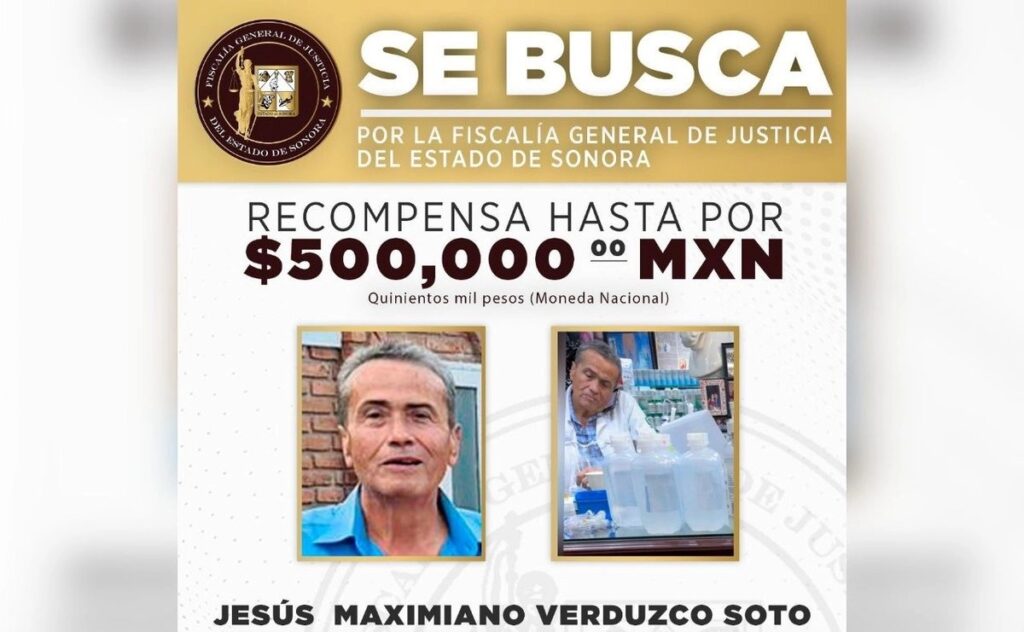 Ofrecen 500 mil pesos por médico acusado de aplicar sueros contaminados en Sonora