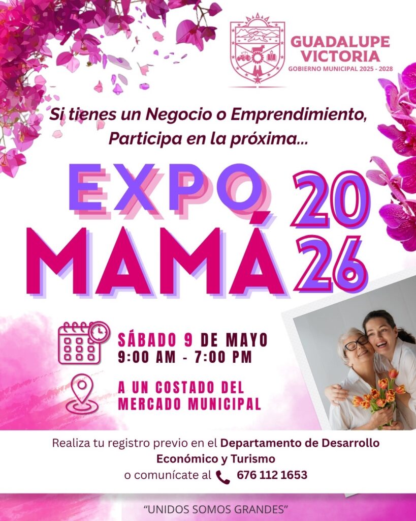 Convocan a emprendedores a participar en EXPO MAMÁ 2026
