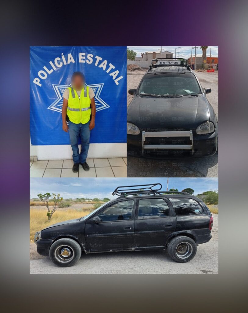 Conducía vehículo con placas sobrepuestas y fue detenido por el Operativo Dragón