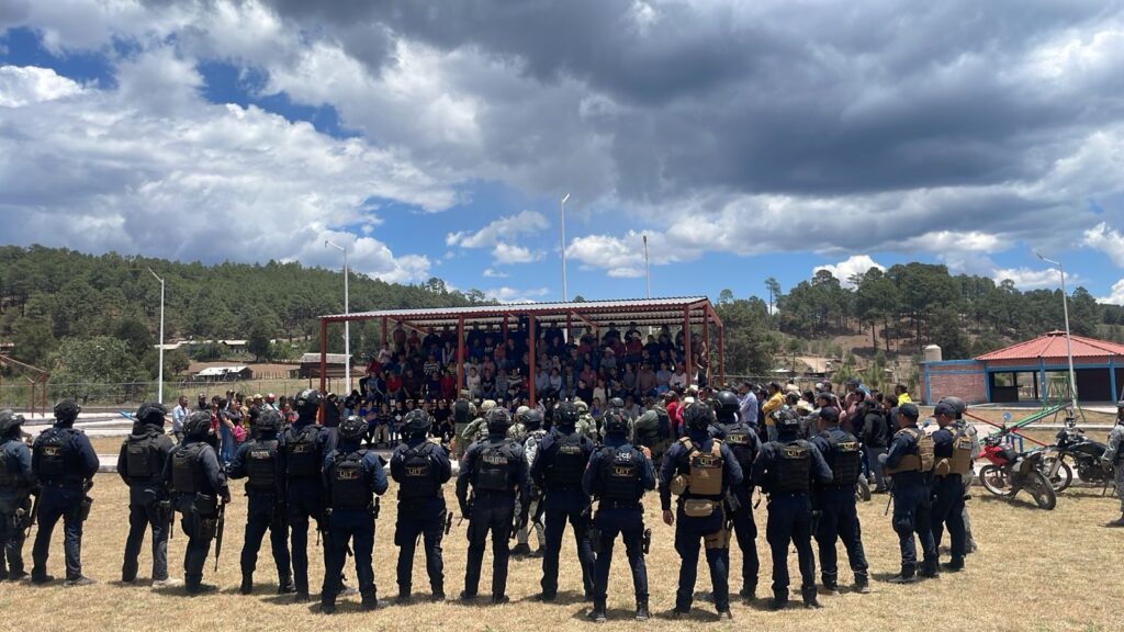 Confirma la SSP que operativo de seguridad de 3 órdenes de gobierno se encuentra en El Durazno