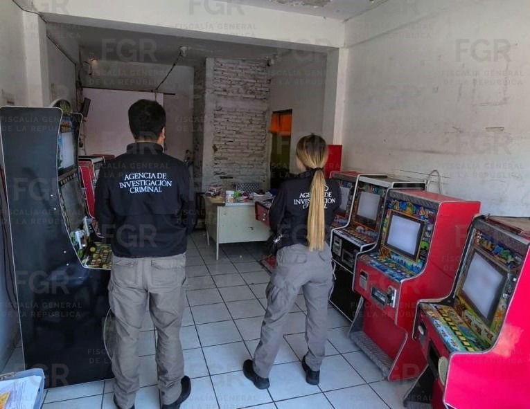 Otras nueve maquinitas tragamonedas asegura la FGR