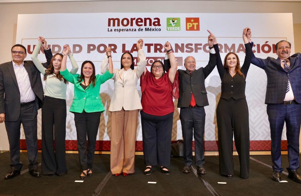 Ariadna Montiel confirma alianza entre Morena, Verde y PT rumbo a elecciones de 2027