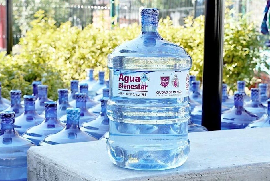 Agua Bienestar vende garrafones de 20 litros en solo 5 pesos