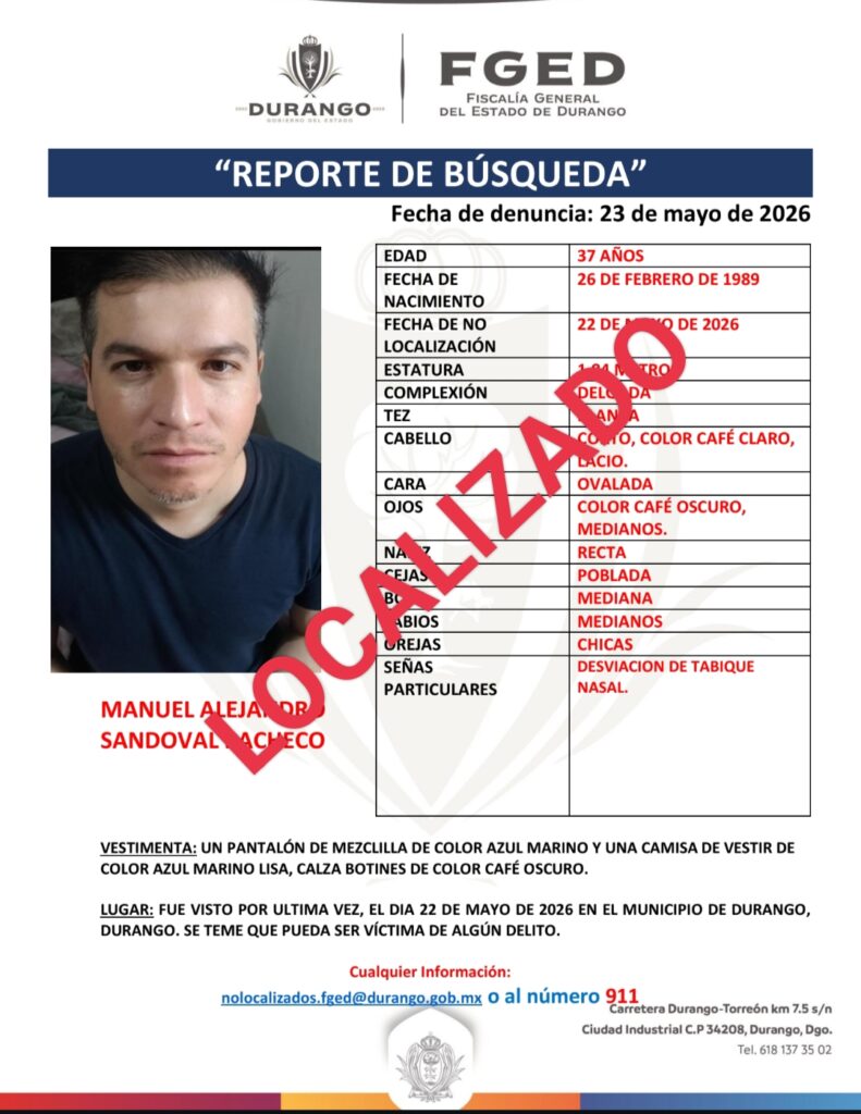 Esposa del abogado Manuel Alejandro Sandoval Pacheco asegura que nunca estuvo desaparecido
