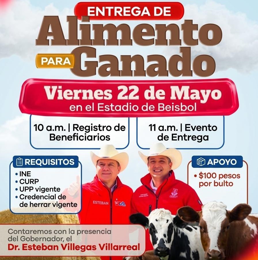 Estos son los requisitos para la Entrega de Alimento para Ganado en Vicente Guerrero