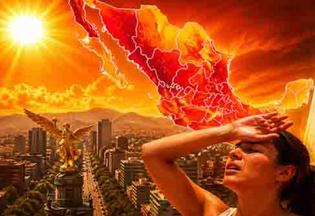 México enfrenta intensa ola de calor con temperaturas de 45°C