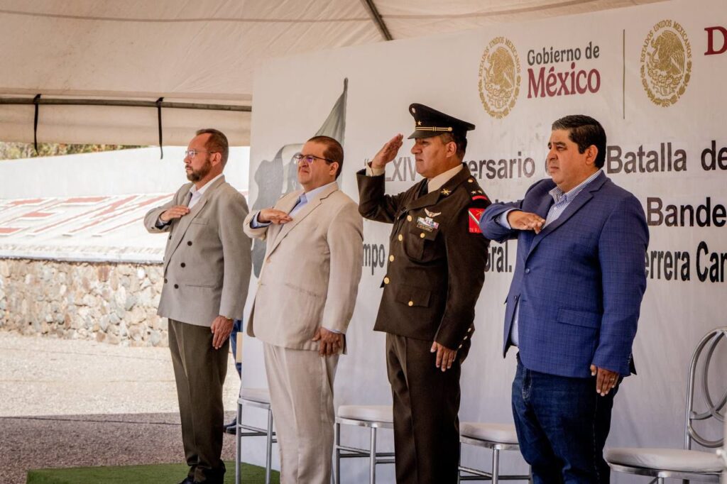 Gobierno de Parral conmemora la Batalla de Puebla junto al Ejército Mexicano