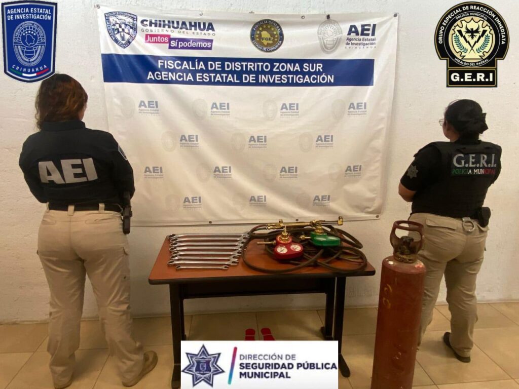 Robo agravado en Parral deja objetos asegurados en operativo