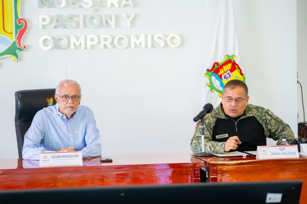 Miguel Ángel Navarro fortalece coordinación por la seguridad y la paz en Nayarit
