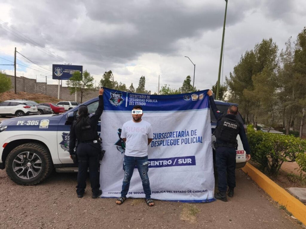 Detienen en Parral a presunto integrante de grupo delictivo con cocaína