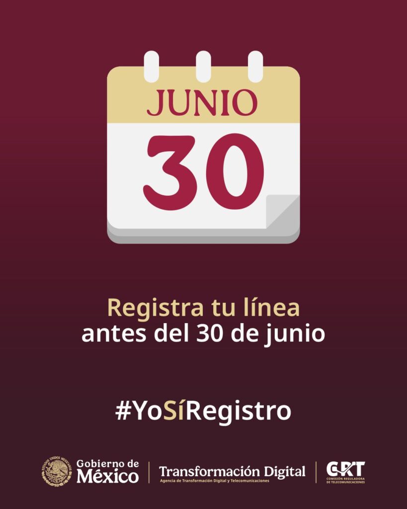 Gobierno de Nayarit te invita a registrar tu línea celular