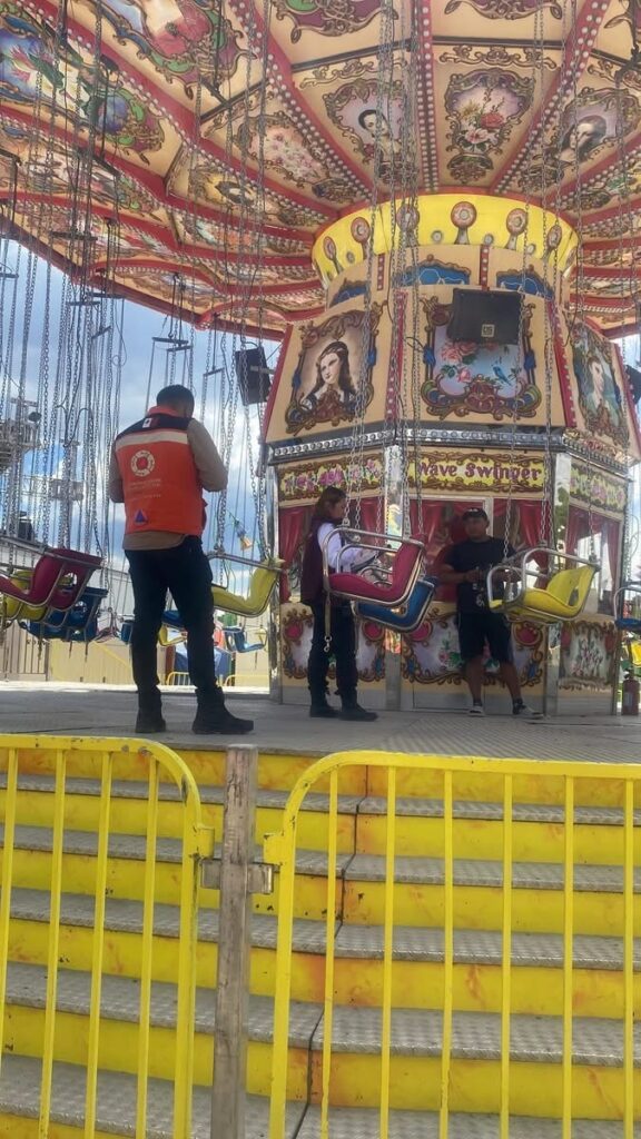 Protección Civil supervisa feria