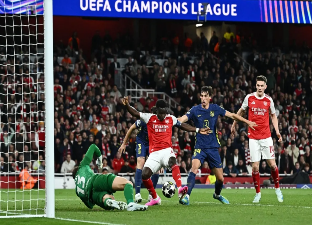 Saka mete al Arsenal a la final y deja fuera al Atlético de Madrid