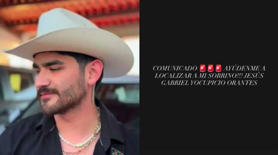Activan búsqueda en Sonora para localizar al sobrino del Vocalista de la Banda El Recodo