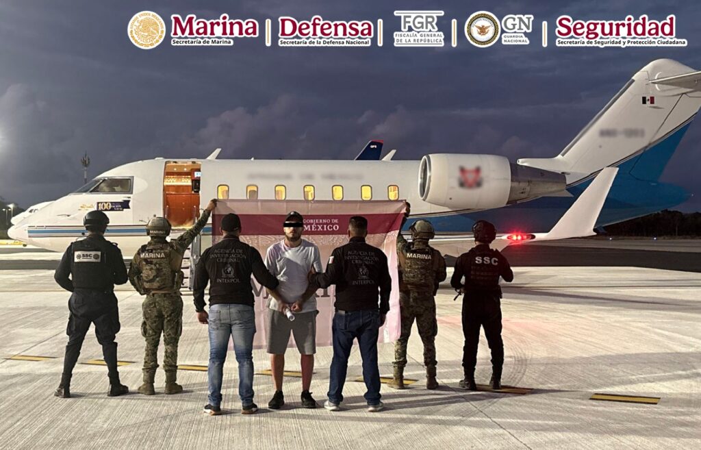 Detienen en Quintana Roo a Denis ‘N’, operador de red criminal; tenía ficha de Interpol