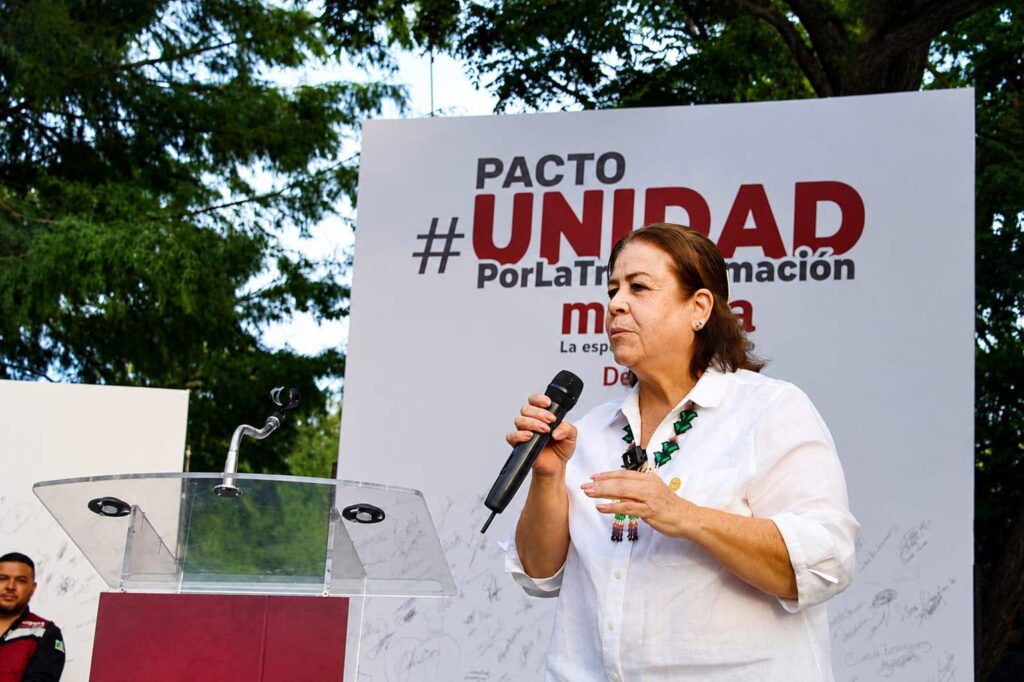 “PRI y PAN buscan injerencia extranjera porque no pueden ganar solos”: Margarita Valdez