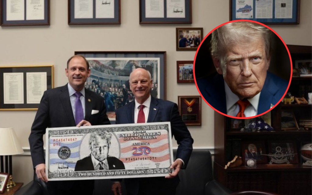 Trump podría aparecer en billete de 250 dólares