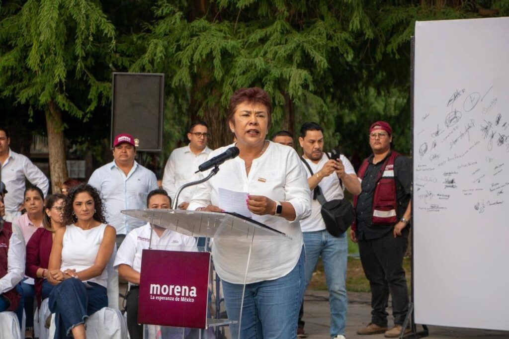 “El 2027 ya empezó”: Lourdes García llama a cerrar filas en Morena