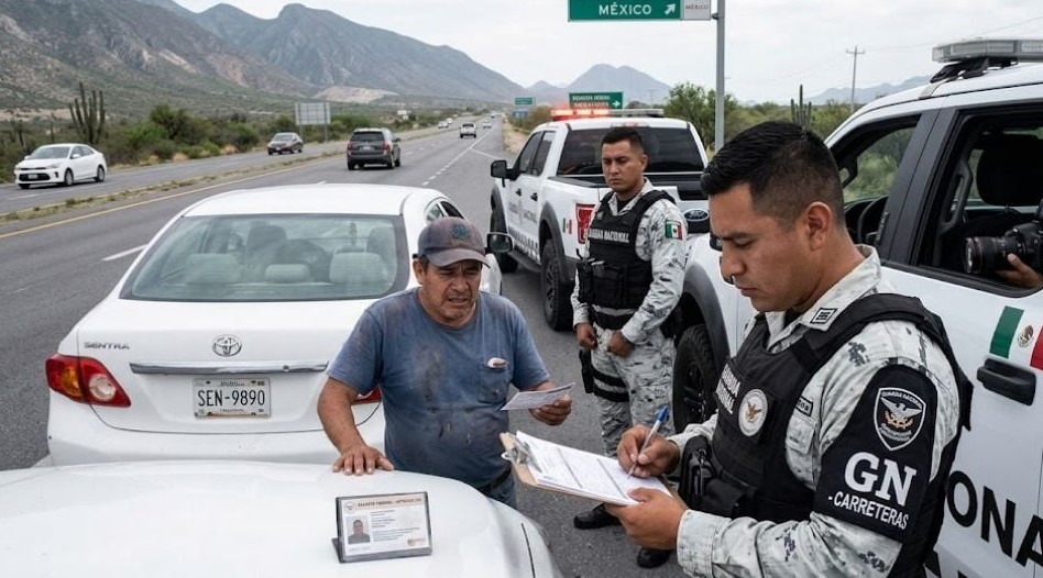 Guardia Nacional ya puede detener conductores en carreteras federales