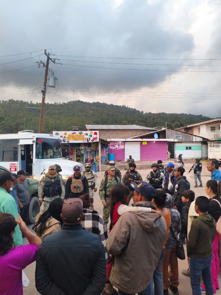 Regresaron a El Durazno las familias que se  habían trasladado a Parral