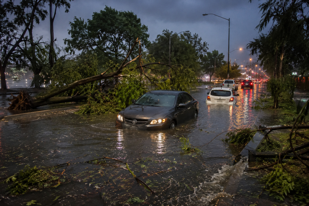 Tormenta deja inundaciones, árboles caídos y afectaciones viales en el Área Metropolitana de Guadalajara