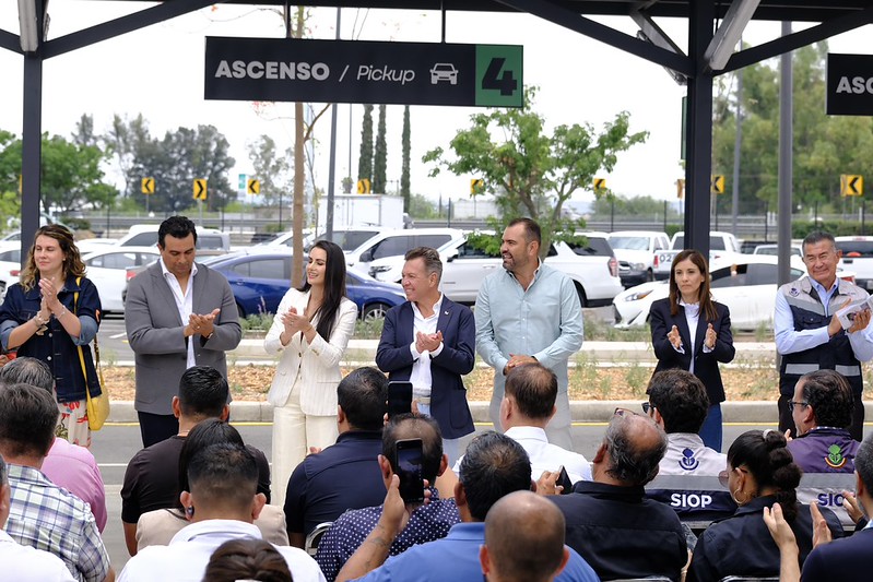 Se estrena patio exclusivo para vehículos de plataforma en el Aeropuerto de Guadalajara