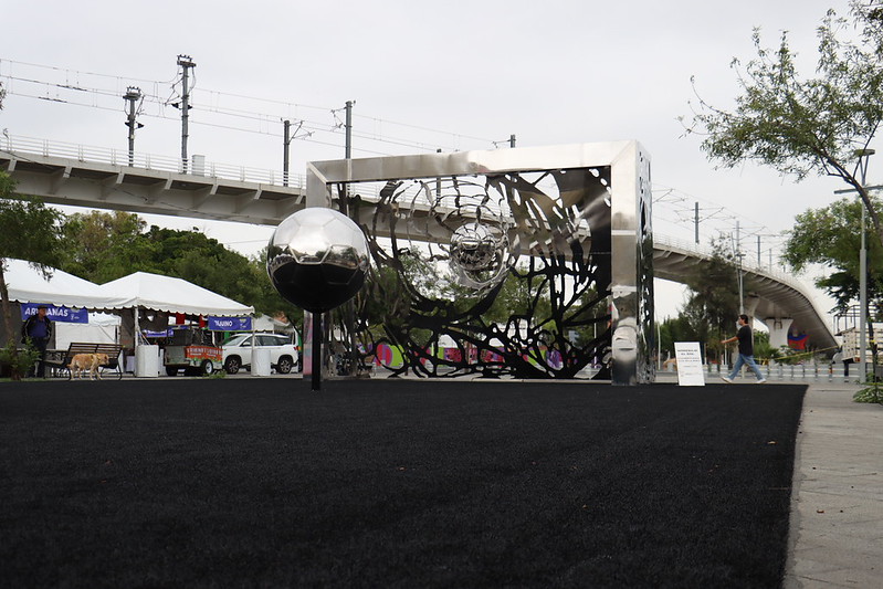 Zapopan inaugura la escultura “Homenaje al Gol” como legado cultural del Mundial 2026