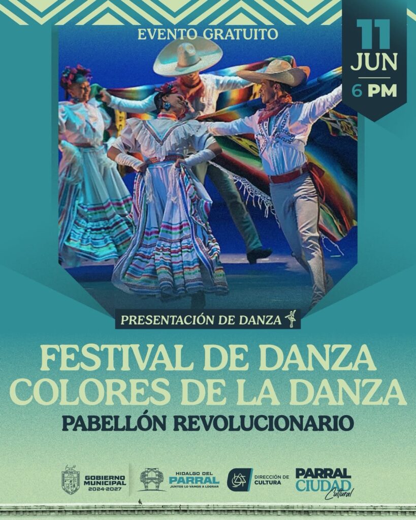 Invita el Gobierno de Parral al Festival Colores de la Danza