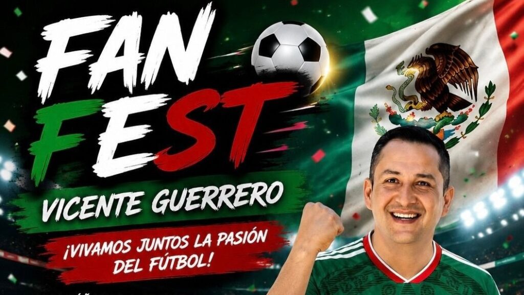 Apoyando a la Selección Mexicana; invitan al Fan Fest Vicente Guerrero
