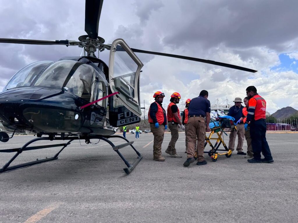 Trasladan de emergencia a menor lesionada de Guachochi a Chihuahua