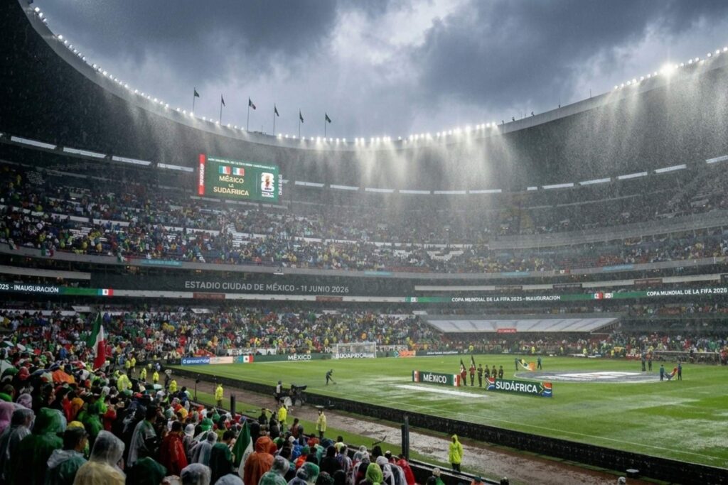 ¿Lloverá durante el México vs Sudáfrica? Este es el pronóstico para la inauguración del Mundial