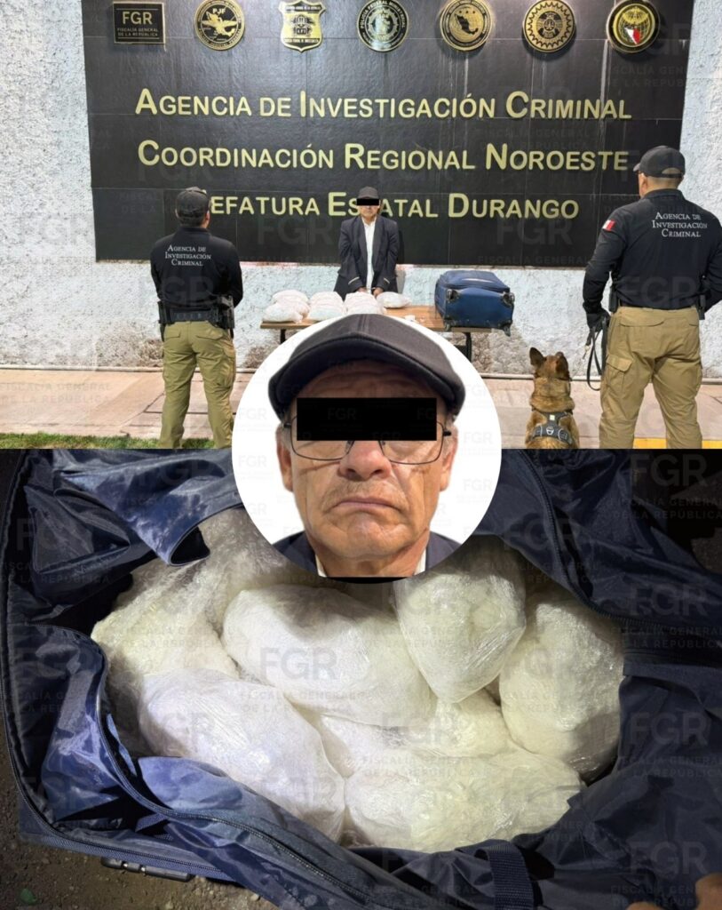 Vinculan a pasajero de autobús que llevaba como equipaje 15 kilos de cristal