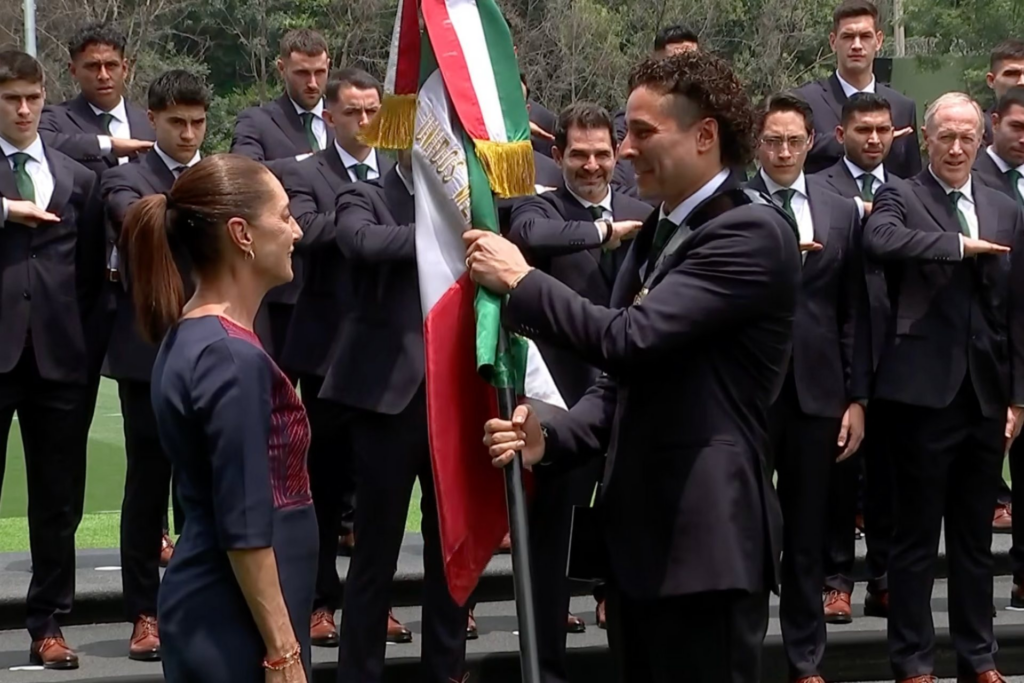 Sheinbaum abandera a la Selección Mexicana rumbo al Mundial