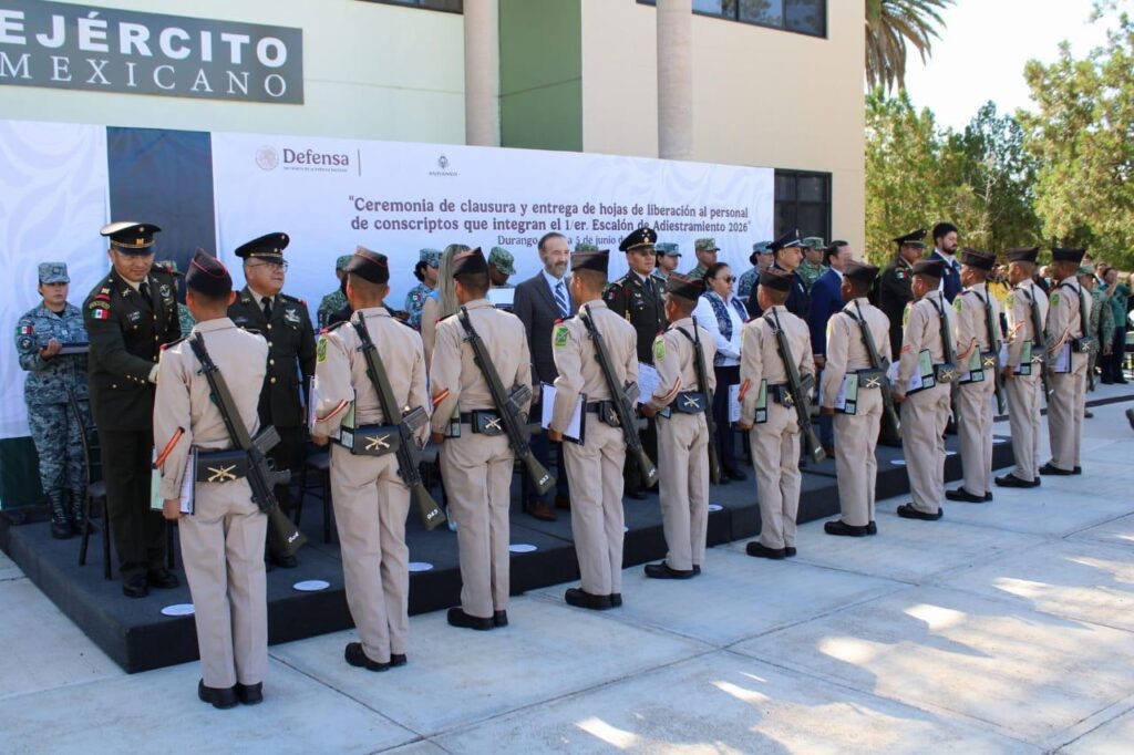 Concluye el Primer Escalón de Adiestramiento 2026 del Servicio Militar Nacional
