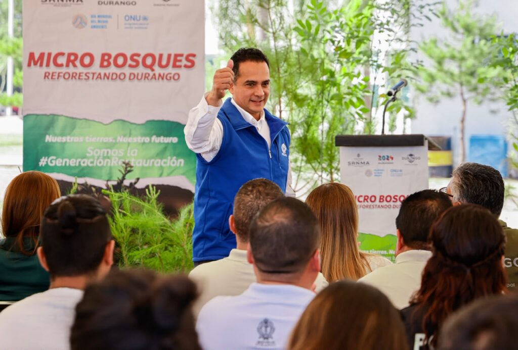 Toño Ochoa construye un futuro más verde con los microbosques