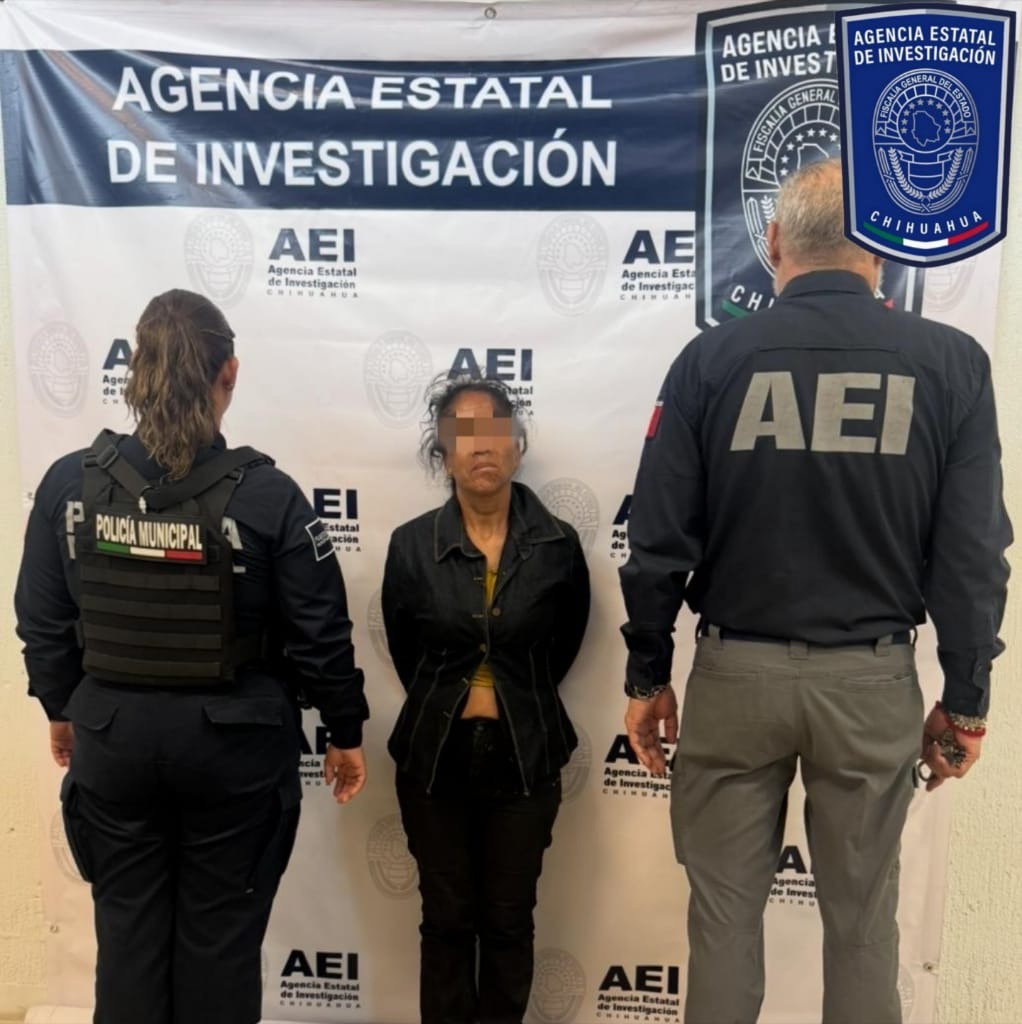 Detienen a mujer acusada de robo en Parral