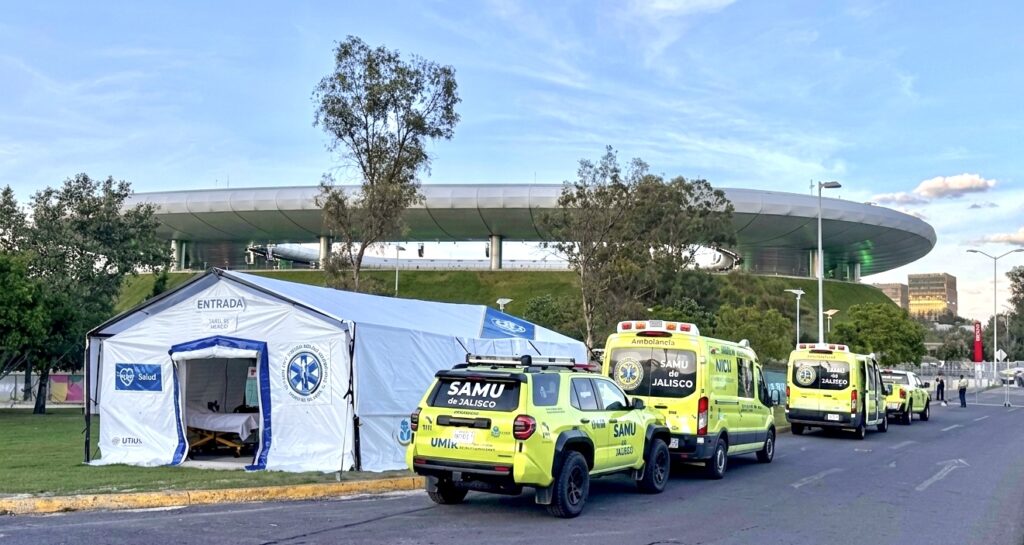 SAMU Jalisco brinda cerca de mil 600 atenciones médicas durante eventos masivos del Mundial