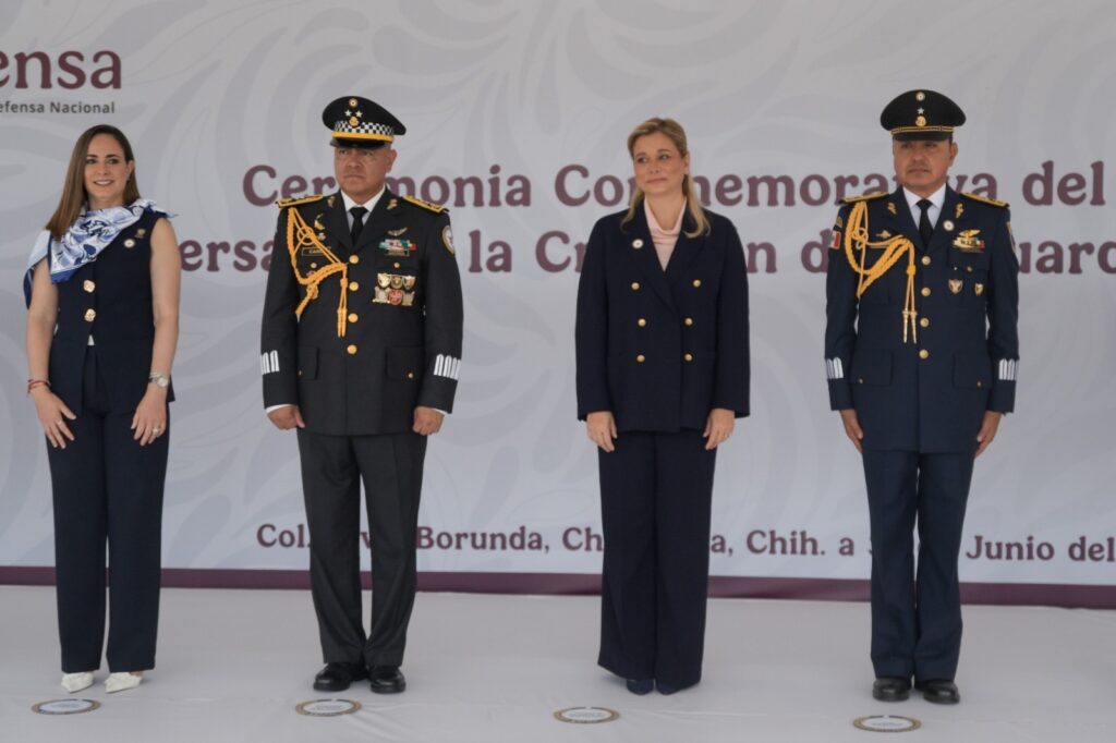 Maru Campos reconoce valor y compromiso de la Guardia Nacional en su 7mo. Aniversario