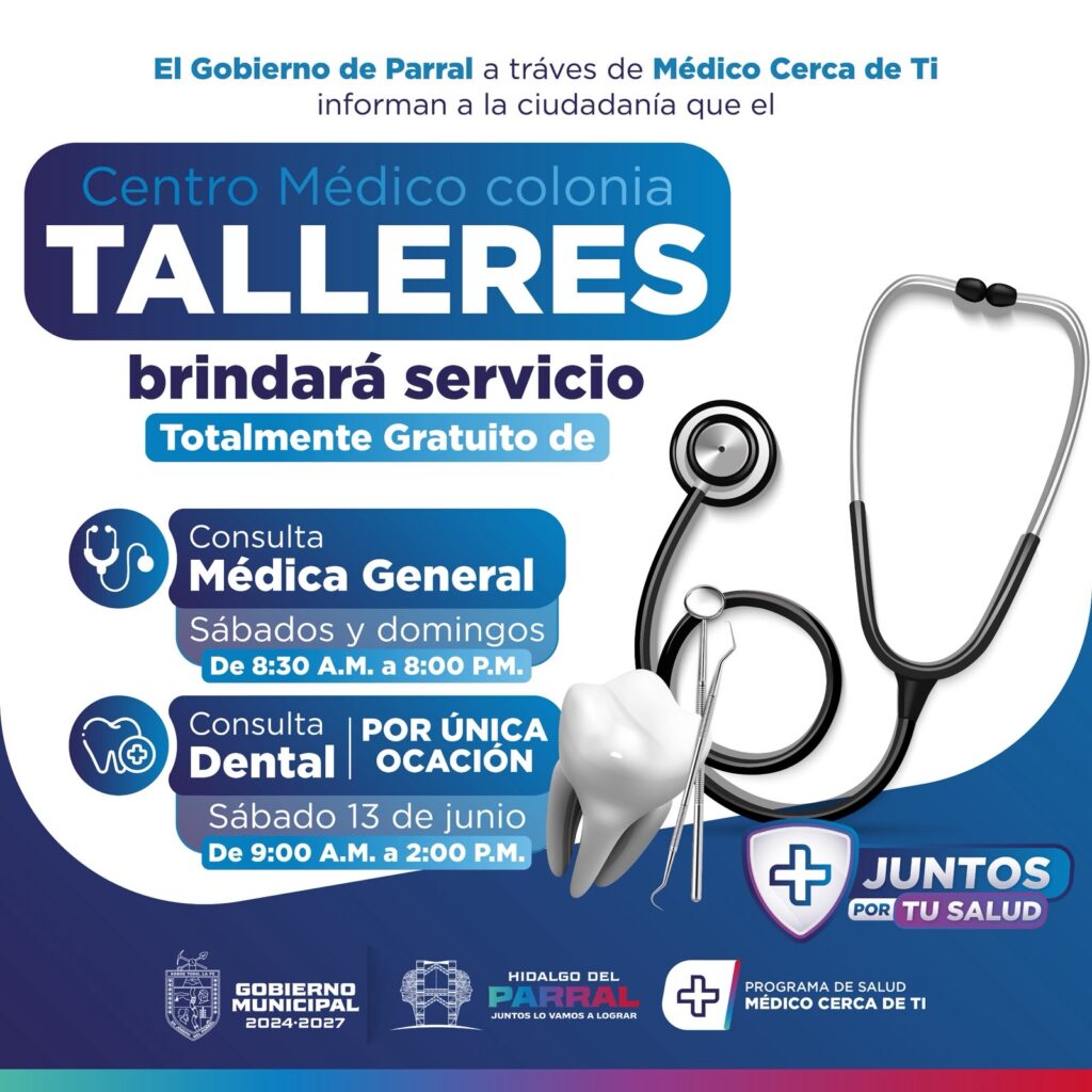 Gobierno de Parral ofrecerá atención dental gratuita este sábado en la colonia Talleres